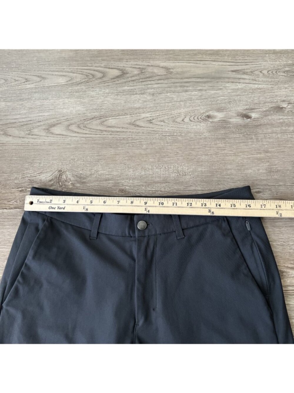 Lululemon Commission Pants Mens 32x29 Dark Gray Slim Fit Warpstream - Picture 7 of 16